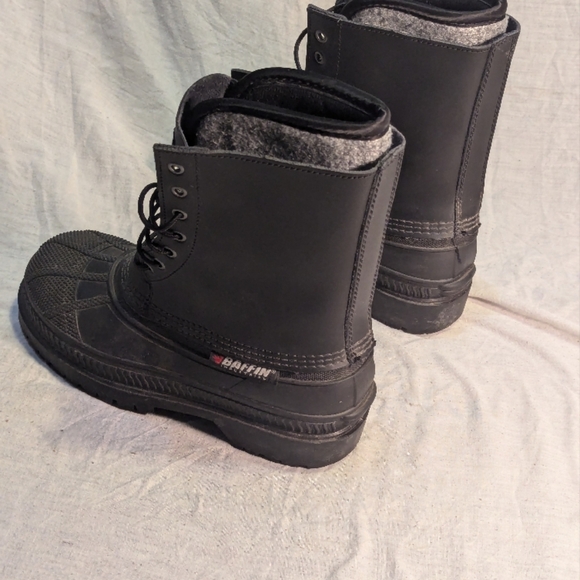 Baffin Black Men's Boots steel toe - Picture 6 of 15